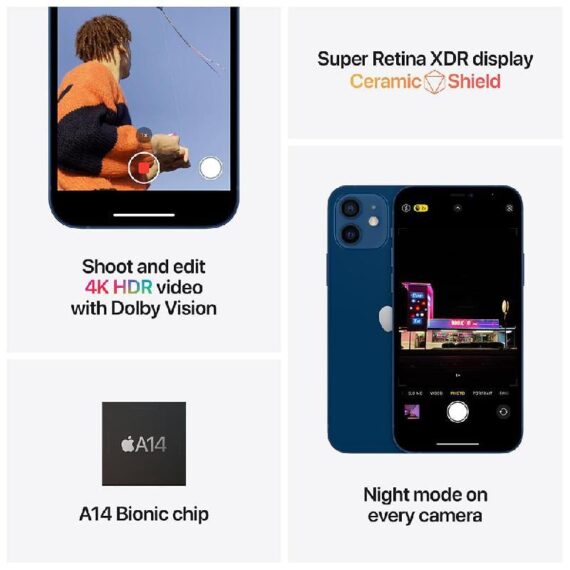⁦ابل ايفون 12 ذاكره 128 جيجابايت⁩ - الصورة ⁦5⁩