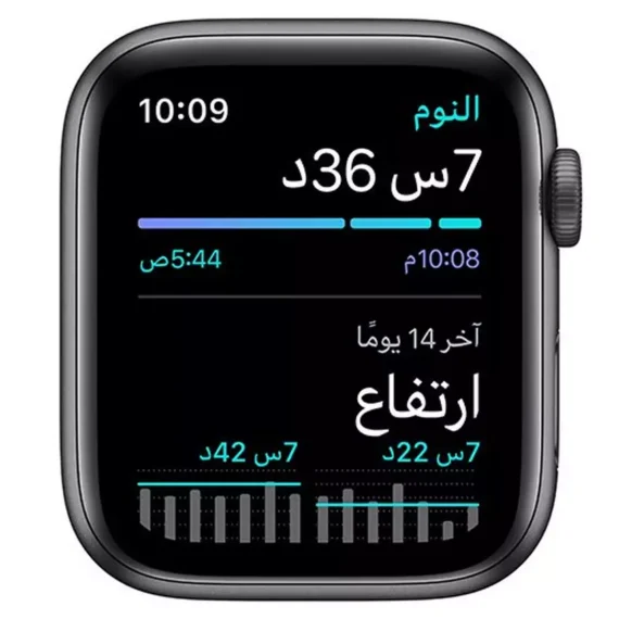 ⁦أبل ساعة اصدار نايك أس أي، مقاس 40 ملم، جي بي اس، إطار رمادي⁩ - الصورة ⁦7⁩