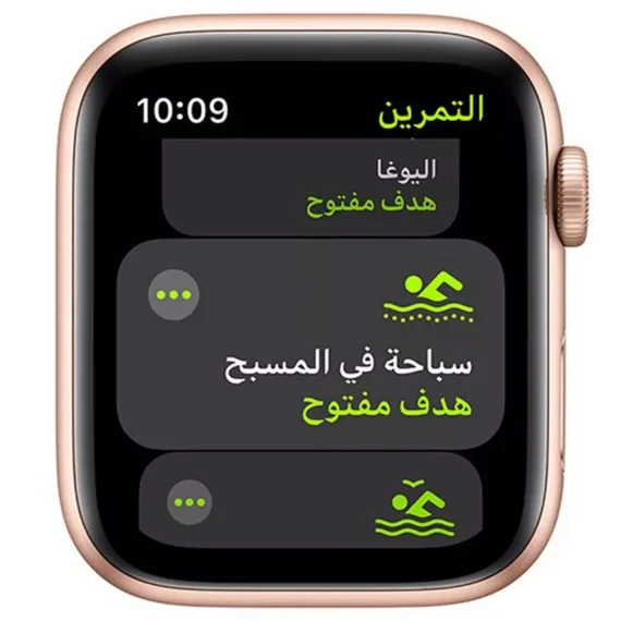 ⁦أبل ساعة اصدار أس أي، مقاس 40 ملم، جي بي اس، إطار ذهبي⁩ - الصورة ⁦11⁩