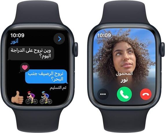 ⁦ساعه ابل الاصدار 9‏ (نظام تحديد المواقع ، مقاس 41 مم)⁩ - الصورة ⁦3⁩